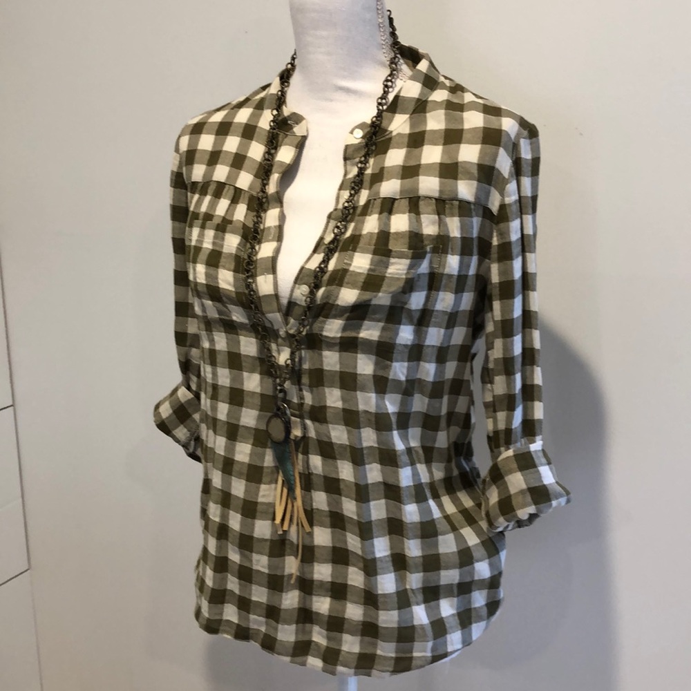 Cute Check Blouse